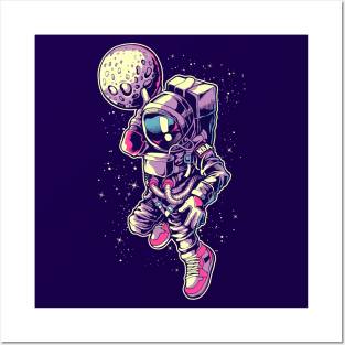 Astronaut Dunk Posters and Art